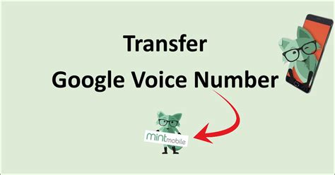 transferring google voice number.